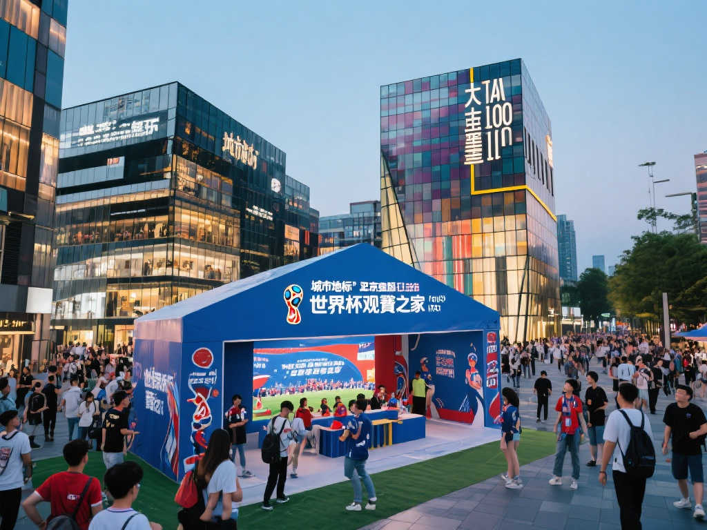 体彩打造‘世界杯观赛之家’，城市地标焕新登场